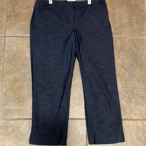 Chambray Capri pants